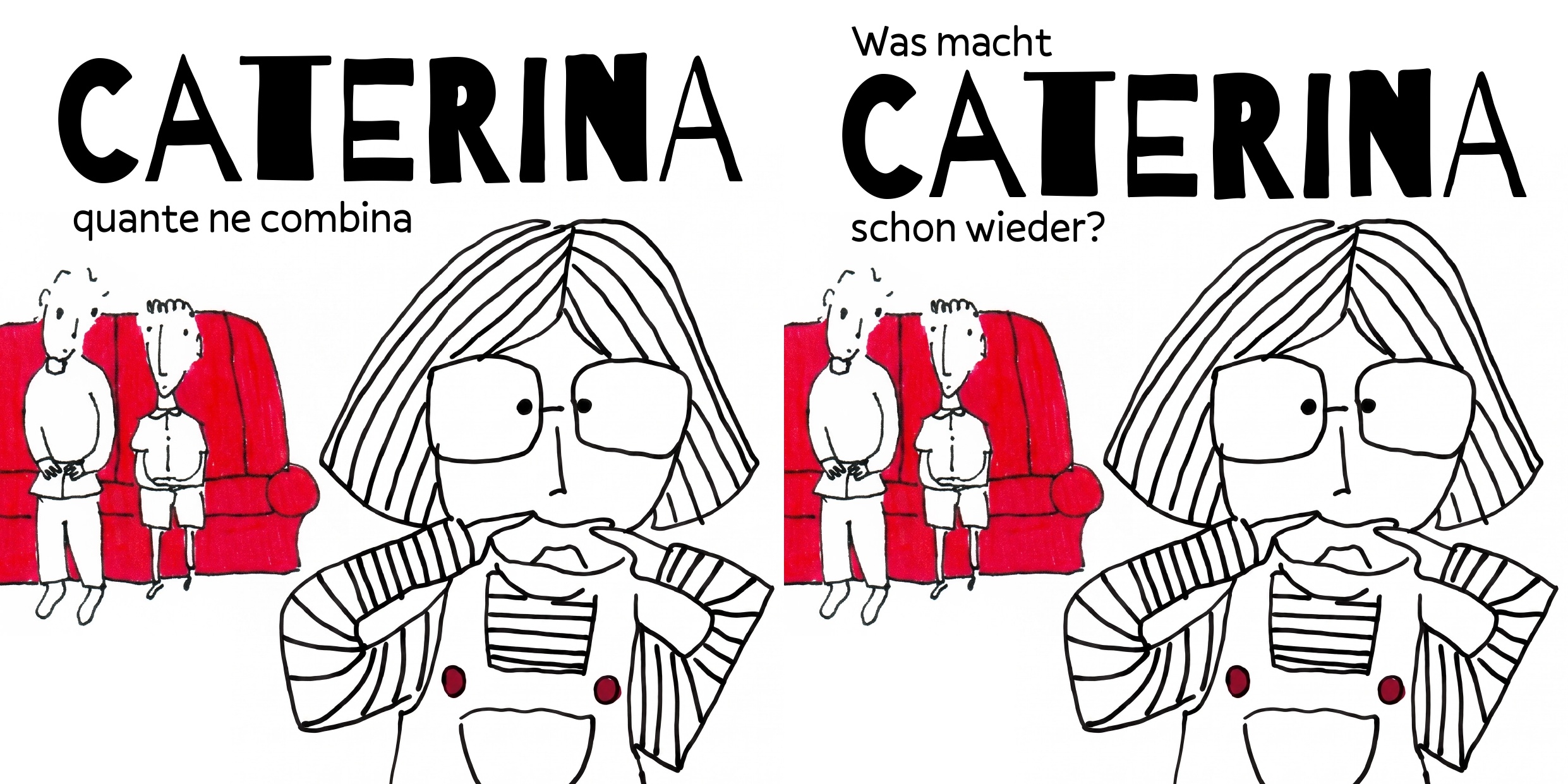 Caterina impaginata  und layoutet