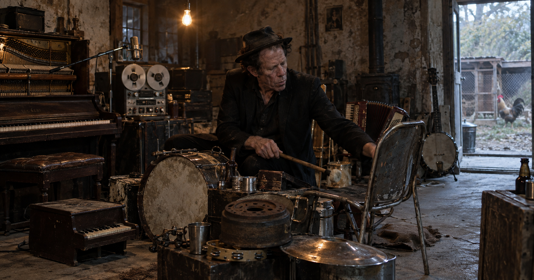 La produzione del suono nei dischi di Tom Waits